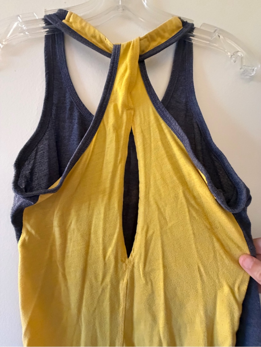 NAU Lumberjacks Rivalry Threads Gray and Gold Racerback Tank - Small - Picture 3 of 6